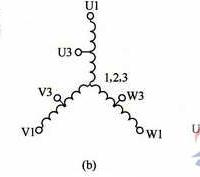 双速电动机接线图与定子绕组的连接方式