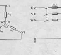 三相负载的星形连接及电路计算方法