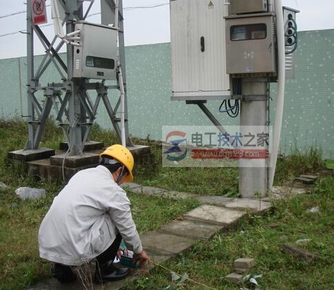 高层建筑物接地时阻值