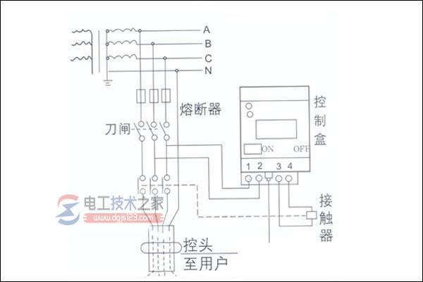 漏电保护器接线图1