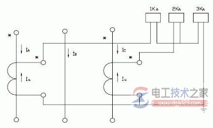 电流互感器的接线图三