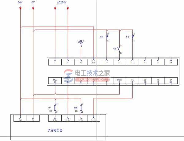 plc步进电机原点复位程序及接线图1