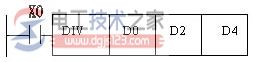 三菱plc除法指令2