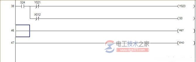 三菱plc STL/RET指令4