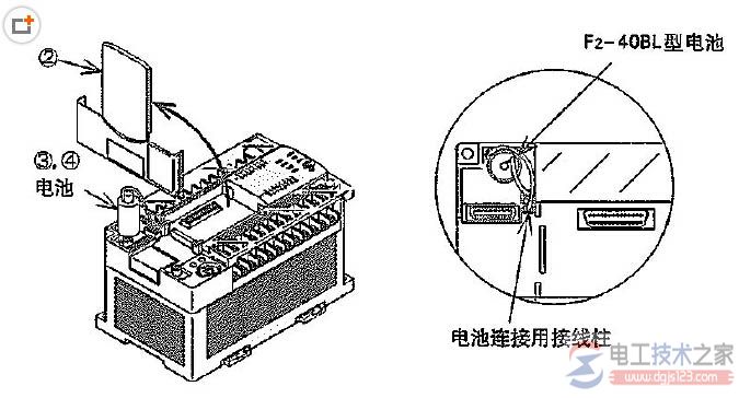 三菱plc内部电池更换步骤