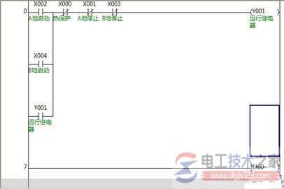 三菱plc两地控制与多地控制编程实例3