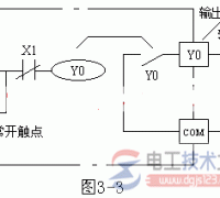 三菱fx系列plc输出继电器(y)用法说明