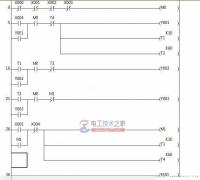 plc梯形图示例：传送带顺序启动与停止