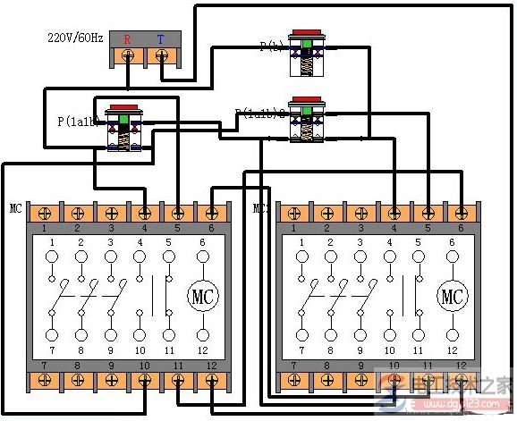 电动机正反转自锁与互锁原理与接线图1