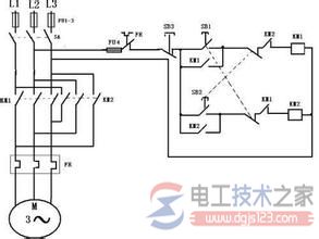 电动机正反转自锁与互锁原理与接线图2