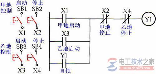 多地点控制电路