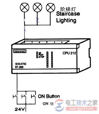 <a href=/plc/ target=_blank class=infotextkey>plc</a>延时控制阶梯灯梯形图