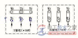 双速风机电机的接线图2