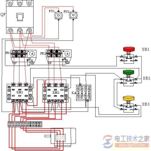 双速风机电机的接线图14