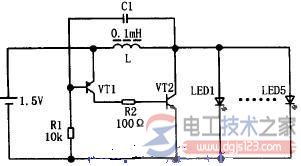 led手电驱动电路原理图