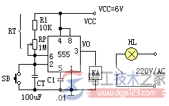 555定时器引脚图7