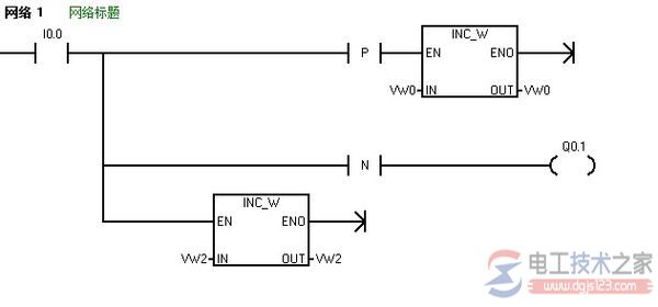 西门子plc编程中上升沿p与下降沿n的用法2