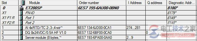 ET200SP GSD文件组态时服务器模块6