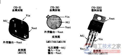 lm317引脚功能图与lm317稳压电路的知识