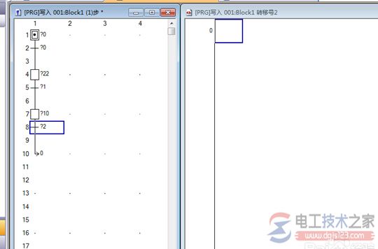 gxworks2创建顺序功能图sfc的步骤12