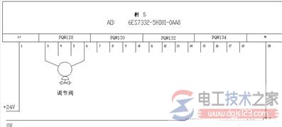 西门子plc调节阀模拟量输出2