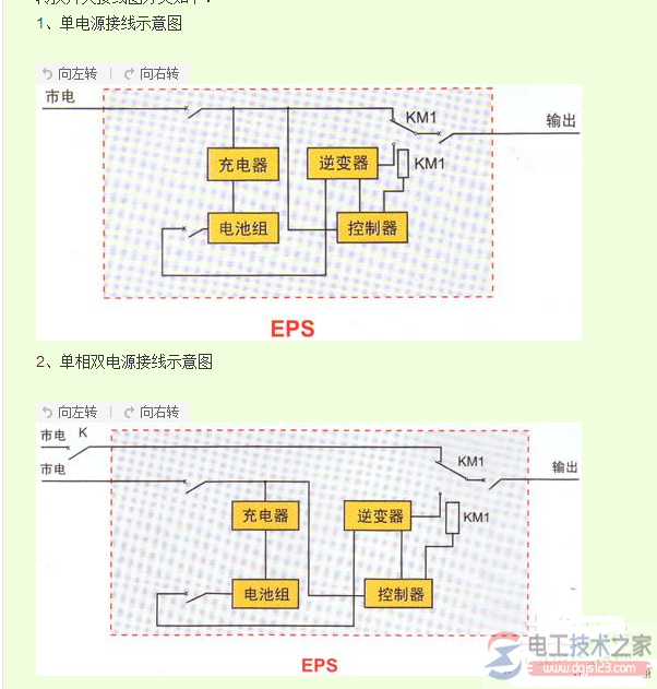 双电源供电配电箱接线图