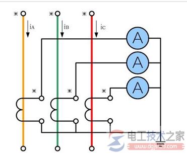 三相完全星形电流互感器接线图4