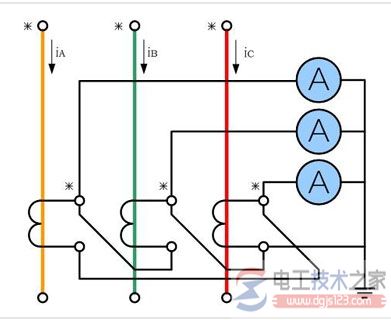 三相完全角形电流互感器接线图5