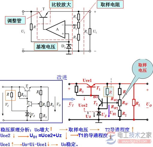 串联反馈式稳压电路2