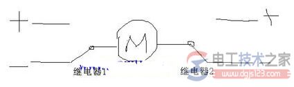 双联双刀双掷开关接线图