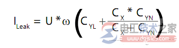 单相滤波器的漏电流的电路图