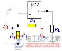 负反馈放大电路组态形式与电路图