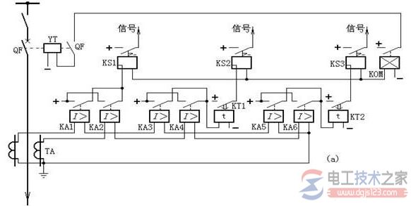 三段式电流保护接线图