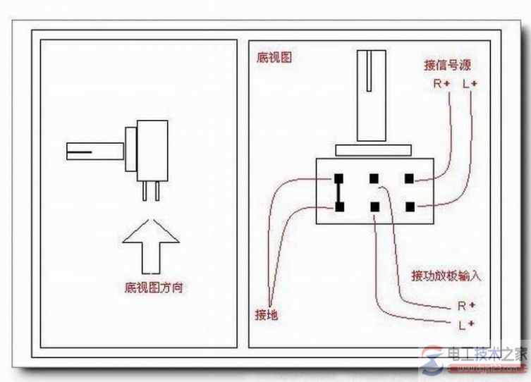 音量电位器的接线方法