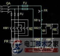 电机正反转控制电路的原理图