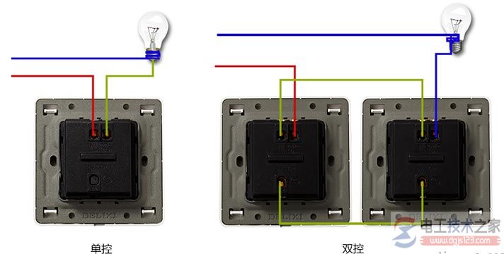 单控开关与双控开关的区别
