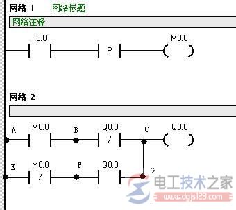 西门子plc二分频电路