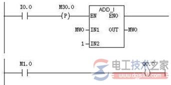 西门子s7-300 plc单按键启停程序