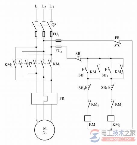 星三角降压起动接线图