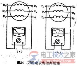 电动机定子绕组首末端