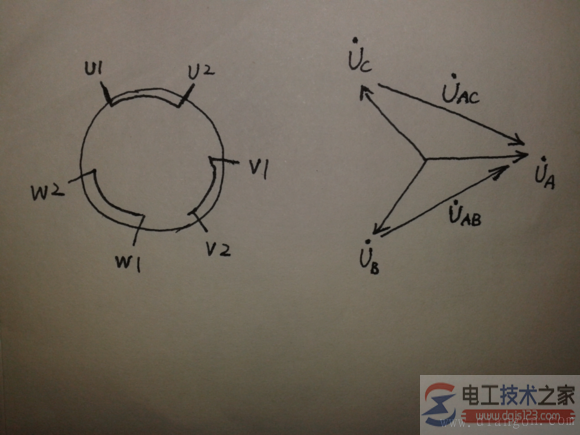 电机星角启动的原理与电路图