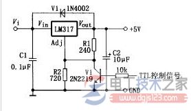 TTL电平控制的5V电源