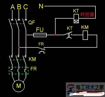 交流接触器微电脑时控开关