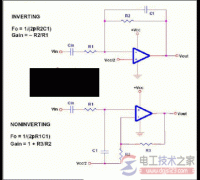 典型的低通滤波器电路图示例