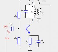 变压器反馈式LC振荡电路的组成图解