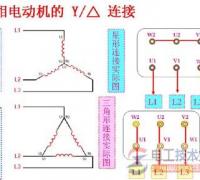 三相电动机的星三角接线图实例