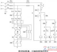电机星三角降压启动的控制电路图详解