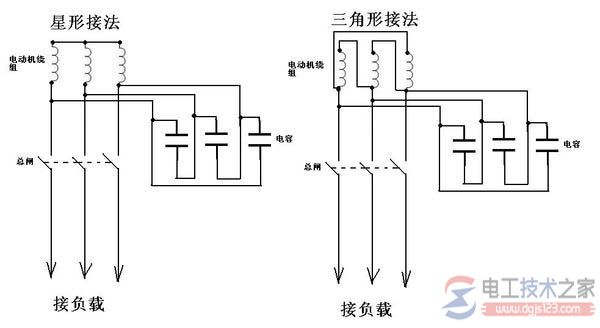 电动机转换为发电机的接线图