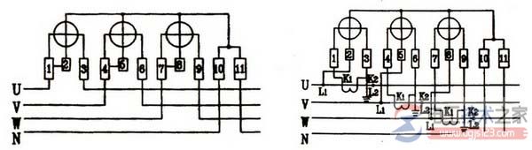 三相电表接线图
