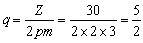 分数槽绕组的计算公式